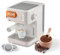 Avilia - Macchina Caffè 850W per Espresso Intenso con Filtro in Acciaio Inossidabile, Serbatoio da 2L e Compatibilità con Caffè Macinato e Cialde, Uso Facile e Design Compatto Bianca