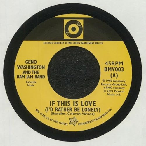 Geno Washington and The Ram Jam Band - If This Is Love (I'd Rather Be Lonely) / Stuart Smith - The Drifter - Classic Northern Soul Single