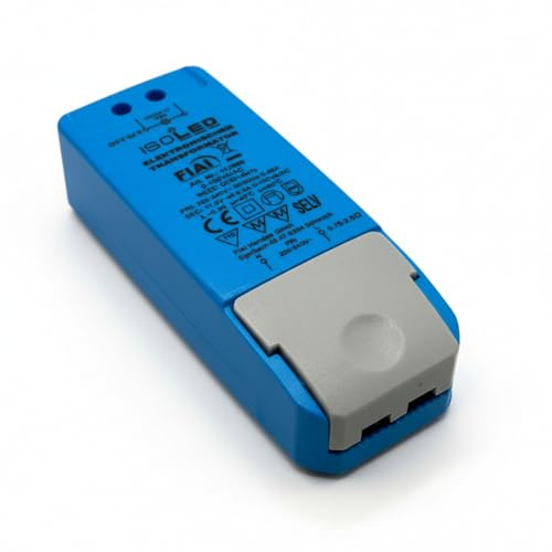 ISOLED LED Trafo 0-105W 12V AC elektronischer Einbau Transformator dimmbar für LED und Halogenlampen IP20 SELV Schutzklasse II