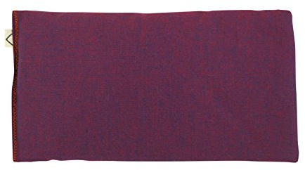 Peacegoods Scented Lavender Flax Seed Eye Pillow - 4 x 8.5 - Soft & Soothing Cotton - Naturally Calming Colors - Purple Magenta