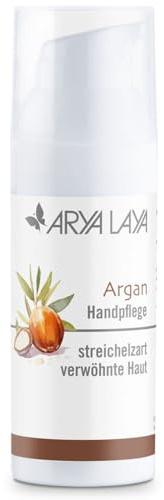 ARYA LAYA Handpflege Argan im 1er-Pack (1 x 50 ml) | Nährende & schützende Handcreme, reichhaltige Formel für streichelzart verwöhnte Hände, Extraportion Feuchtigkeit, vegan