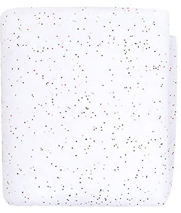 ikasus Coperte di Neve Glitter Natale,Coperta Cotone nevoso,Glitterata Coperta Finta per Interni Paese delle Meraviglie Invernale Decorazioni Feste