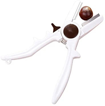 dhcsf Casse Noix Cracker Châtain Clip en Acier Inoxydable Pince à châtaignier Pince en Noyer Métal Cracker Crosser Ouvre-écrou Cutter Cuisine Cuisine Gadgets et accesso Casse Noisette
