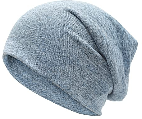 ZLYC Damen Sommer Slouch Beanie Leicht Chemo Strickmützen Weich Mütze | leichte atmungsaktiv