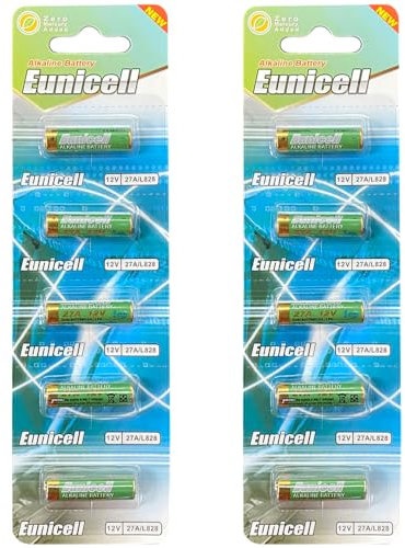 Lot de Piles 12V A27 27A (5)
