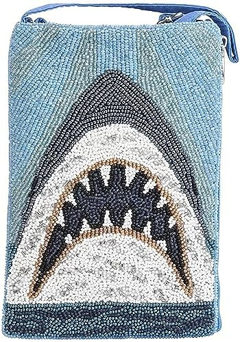 Bamboo Trading Shark Bite Club Bag, 7.5-inch Height, Women Accessories, Fashion, Travel Bag