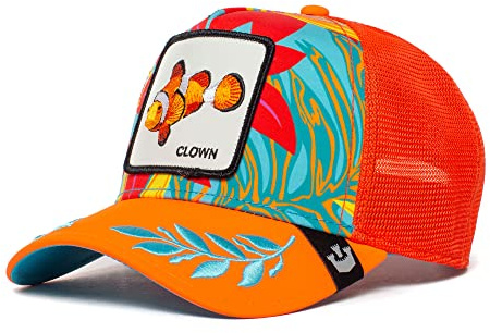 Goorin Bros. Trucker Cap PUPLIC Anemon orange, flerfärgad, apelsin, En Storlek