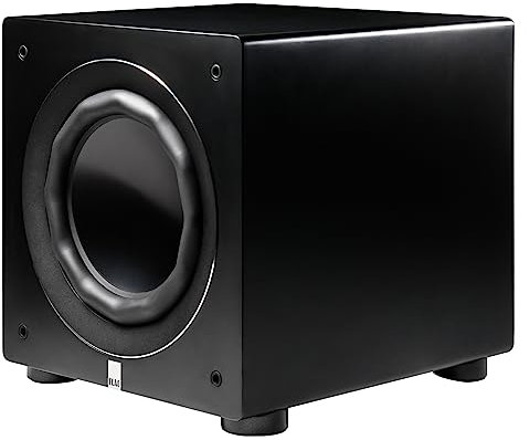 ELAC Reference Serie RS500-SB Subwoofer mit 10” Treiber, geschlossen, via App steuerbar, 500W Verstärkermodul, Seidenmatt Schwarz