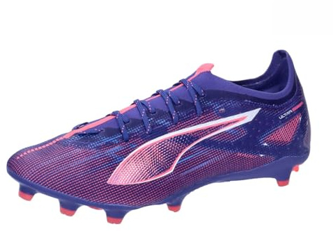 Puma Unisex Adults Ultra 5 Pro FG/AG Soccer Shoe, Lapis Lazuli-Puma White-Sunset Glow, 44 EU