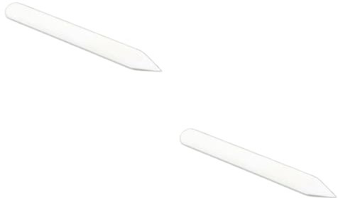 STOBOK 2piezas Cortador De Cuero De Hueso Natural Mango De Hueso De Buey Herramienta Para Manualidades Piel Para Plegar y Rebajar Bordes Proyectos