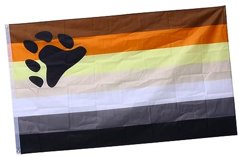 SUPVOX Gay Del Empavesado Colorida Del Orgullo Del Orgullo Del Oso Emblemas De Reutilizables Del Arco Iris Empavesados ​​Oso