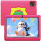 Lville Kids Tablet 10 Inch, Android 13 Kids Tablet 10.1 Display 5000mAh 6GB+64GB Quad Core Processor Kidoz Pre Installed Parental Control Learning Tablet, Wi-Fi Bluetooth Kid-Proof Case, Pink