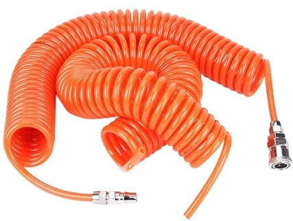 PU Pneumatic Polyurethane Spring Spiral Pipe 4 * 2.5mm 6 * 4mm 8 * 5mm 10 * 6.5mm 12 * 8mm 14 * 10mm 16 * 12mm Air Compressor Pressure Hose (Color : OD10 x ID6.5, Size : 15 Meter)
