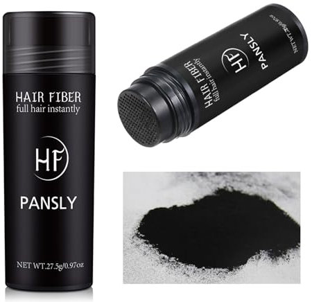 Hair Fibres Black, INSKIN Hair Fibers For Men, Hair Building Fibres For Hair Powder Women And Men, Hair Loss Concealer For Bald Spots & Thinning Hair(Black)