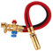 Tubo in Gomma per Gas Ad Alta Pressione con Valvola in Rame, Accessori per Gruppo Cannello Taglio CG1-30, 3 Valvole per un Facile Controllo (CG1-30)