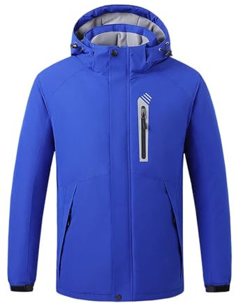 SRZYMJ Jacke Herren Übergangsjacke Sportlich Übergangsjacke Mit Kapuze Dünn Fleece Fleecejacke Imprägnierspray Jacke Übergangsjacke Herbst Übergangsjacke Mit Kapuze Dünn Blau Kurzmantel Schwarz M