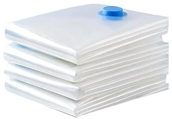Sacchi Sottovuoto 3-5 pezzi Sacchetto sottovuoto e coperchio della pompa for riporre i vestiti Grande sacchetto vuoto di compressione in plastica Contenitore for accessori da viaggio Sacco Sottovuoto(