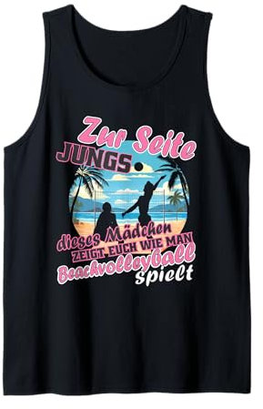 Beachvolleyball Mädchen Beachvolleyballerin Tank Top