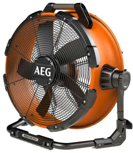 AEG BDF18-0 - Ventilatore ibrido Brushless, diametro 57,5 cm, 6 velocità, speciale grandi superfici (senza batteria)