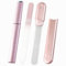 Maxqzin Lima per unghie in vetro per unghie naturali Buffer per unghie delicate per la cura delle unghie per unghie danneggiate Home Salon Nail Filer per calze per donne e adulti, confezione da 2 lime
