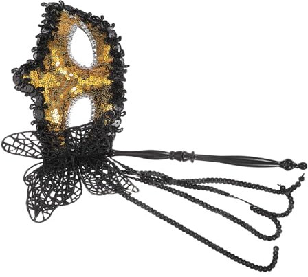 WOFASHPURET Maske Für Damen Und Herren Handgefertigte Karnevalsmaske Mit Stick Für Halloween Kostümpartys Maskenbälle Und Cosplay-events Einzigartiges Design Und Komfortable Passform