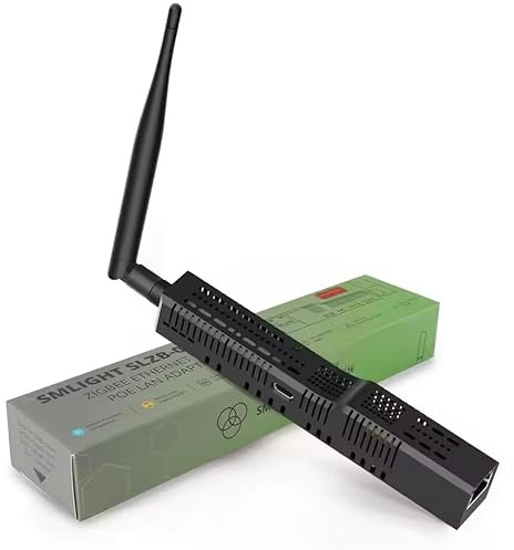 SLZB-06MG26 Zigbee 3.0 auf Ethernet, USB und WiFi Adapter mit PoE, funktioniert mit Zigbee2MQTT, Home Assistant, ZHA (SLZB-06MG26)