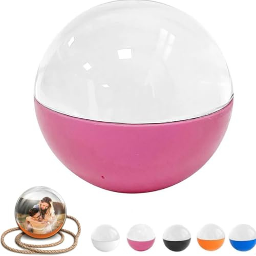 Album photo numérique à ultrasons 3D, boule de cristal de Noël, affichage vidéo numérique, boules de lampe vidéo à ultrasons, cadeaux personnalisables avec écran électronique pour couples, famille