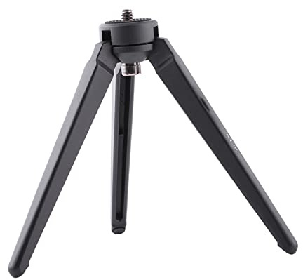 Fockety Aluminum Lightweight Mini Portable Tripod For Phone Camera For Travel Photography - Black 1pc