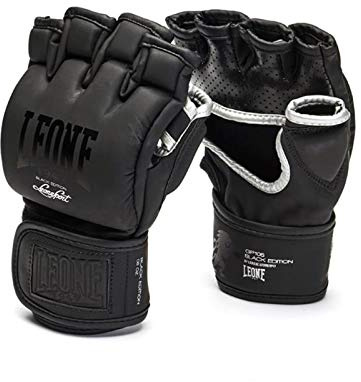 LEONE 1947, Black Edition Mma-handskar, Unisex vuxen, Svart, XL, GP105