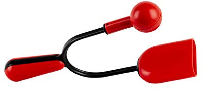 Halilit Hi-Lo Vibraslap. Adjustable Slider. Professional Hand Percussion Shaker Musical Instrument. Teens & Adults. Durable & Easy to Master - Red