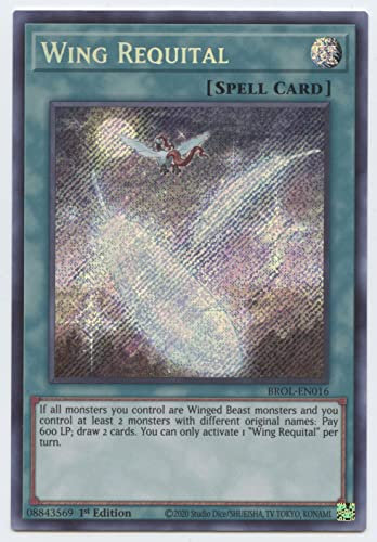 Wing Requital - BROL-EN016 - Secret Rare - 1. Edition