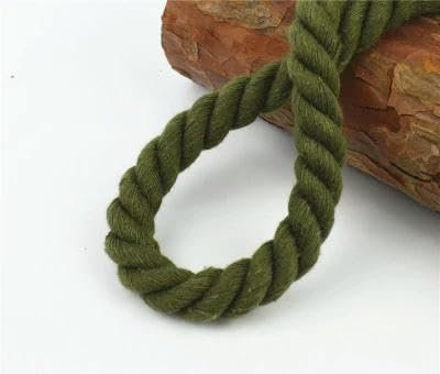 HOCEDO 10 Meter 5–20 mm Baumwollseil, 3-teilig, gedrehte Schnüre für Heimtextilien, Basteln, Dekoration, Tasche, Kordelzug, Gürtel, DIY, Lanyard, Fadenschnur