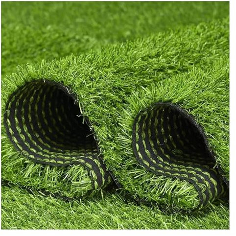 Kunstrasen, Kunstrasen, Kunstrasenmatte für drinnen und draußen, für Haustiere und Hunde, Rasenteppich für den Türeingang, 0,7/2 cm dick (Farbe: Grün-0,7 cm, Größe: 50 (Farbe: Grün-0,7 cm, G