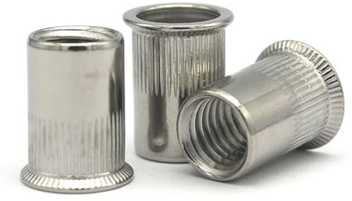 10/20 pièces écrous à Rivets en Acier Inoxydable M3-M12 tête Plate fraisée Ensemble écrous insérer écrou fileté Rivet écrous à Rivets