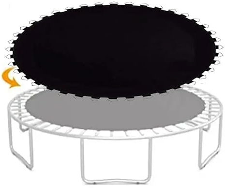 Trampolinmatte mit stabilen V-Ringen, verstärkt und UV-beständig, inkl. Karabinerhaken und Handschuhen, 1,8 m, 2,4 m, 3,6 m, 3,6 m, 3,6 m, 3,6 m, 3,6 m, 3,6 m, 3,6 m,