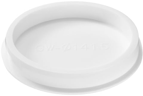 sourcing map Bouchon de trou en silicone étanche rond en caoutchouc pour bouteille de baignoire, blanc