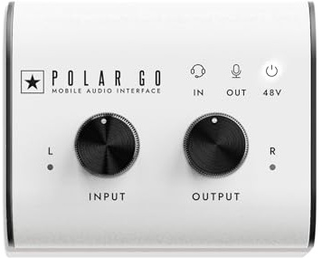 Blackstar Polar Go Portable Audio Interface with ProCapture Mics Battery Powered for iOS Android Windows Mac USB-C XLR Input with App Livestreaming and 4hr Battery Life – Pocket Studio