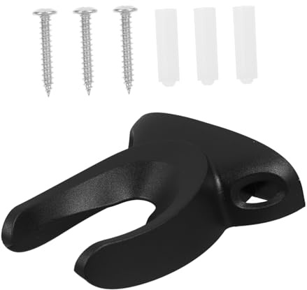 DEARMAMY Handscannerhalter aus Kunststoff Barcode Scanner Rack mit Stabiler Basis und Verstellbarer Öffnung 20-38mm Schwarze Halterung für Barcodescanner Geeignet für Supermärkte