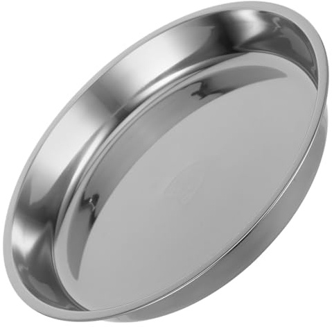 LOLIPPYY Tortiera Rotonda in Acciaio Inox 304 da 26 Cm Rivestimento Antiaderente, Teglia da Forno Resistente ad Alte Temperature per Dolci, Torte e Cotture Multifunzione in Cucina