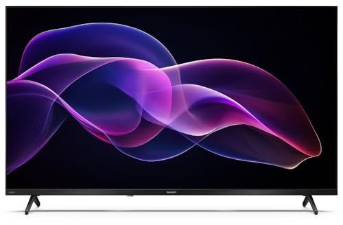 Sharp 40HF3265E - 40 QLED Full HD Smart TV, Google TV con sintonizador Triple DVB-T2/C/S2, HDR10, Google Assistant Control por Voz, Bluetooth, Wi-Fi, diseño sin Marco (101 cm)