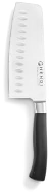 HENDI Cuchillo de carnicero - Profi Line - Muescas Granton - Negro - 300x20x(H) 60 mm