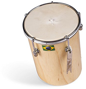 8 Afro Brasilian Leather Kuˈikɐ Cuica Natural Wooden Friction Drum Samba Musical Instrument