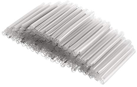 sourcing map 400Pcs Smoove Fibre optique 40mm Manchons protection | Tube Épissures thermorétractables