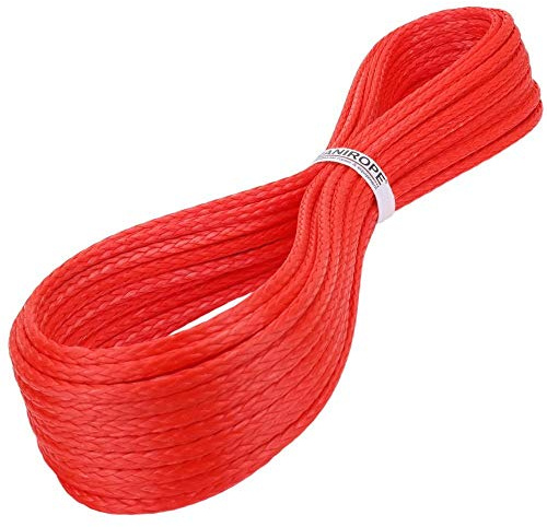 Kanirope® Dyneema Seil PRO 5mm 10m Rot 12-fach geflochten SK78 verstreckt beschichtet