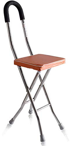 Bâton de voyage pliant siège de bâton de marche tabouret de camping chaise bâton de randonnée canne de luxe béquilles de massage siège en acier inoxydable bâton de marche aides au voyage beautiful