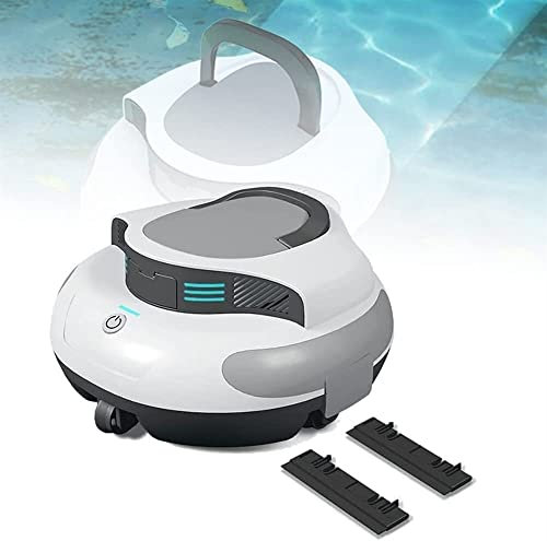XNYXLPP Aspirapolvere per Piscina, pulitore robotizzato Automatico per Piscina, Durata di 100 Minuti, Batteria Ricaricabile da 5000 mAh, parcheggio autonomo, Fino a 1000 Piedi Quadrati