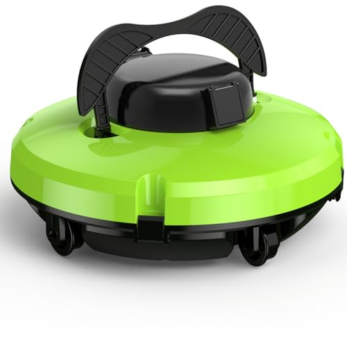 Pool Vacuum for Above Ground Pool, Cordless Robotic Pool Cleaner 120 Mins Runtime, Self-Parking