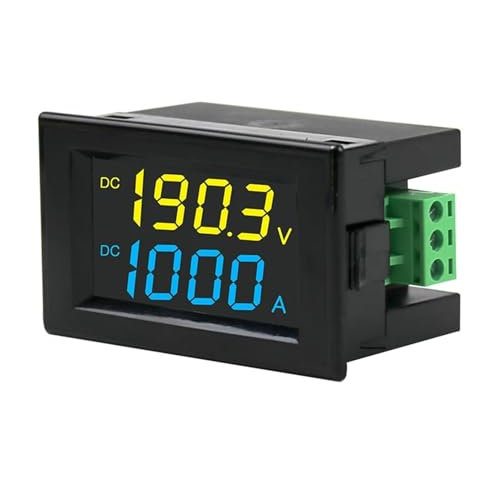 D85-3051AG LCD Digital Pantalla dual Amperímetro Panel Metros DC Voltímetro Amperímetro(0-600V 200A)