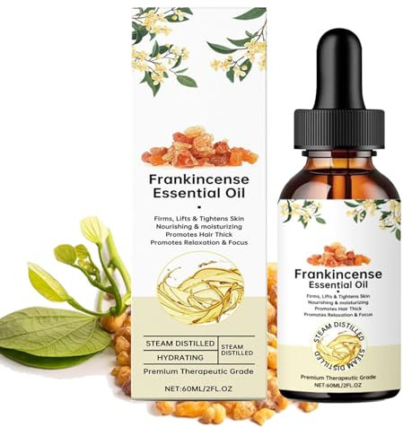 1PC Weihrauchöl, Weihrauchöl Gesicht Bio, Weihrauchöl Bio für Haut, Frankincense, Natural Weihrauchöl, Aromatherapy, Best Weihrauchöl for Face, Falten Bei Narben, Deep Nourishing