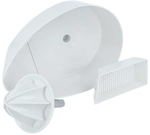 vhbw Zitruspresse kompatibel mit KitchenAid Design | Classic, Heavy Duty Küchenmaschine - Aufsatz für Standmixer, Weiß